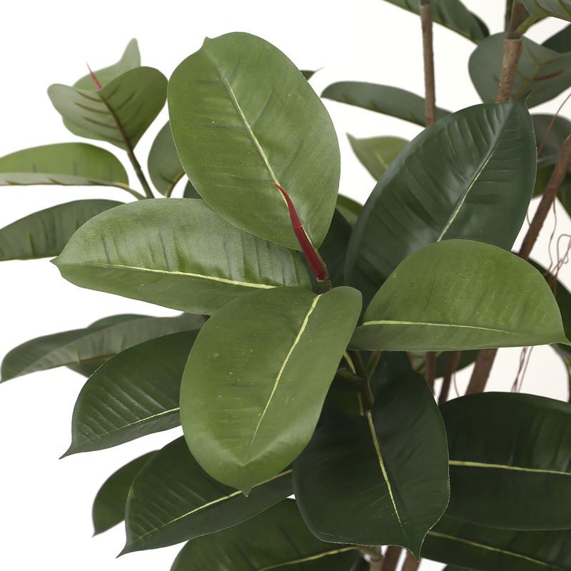 faux potted rubber tree