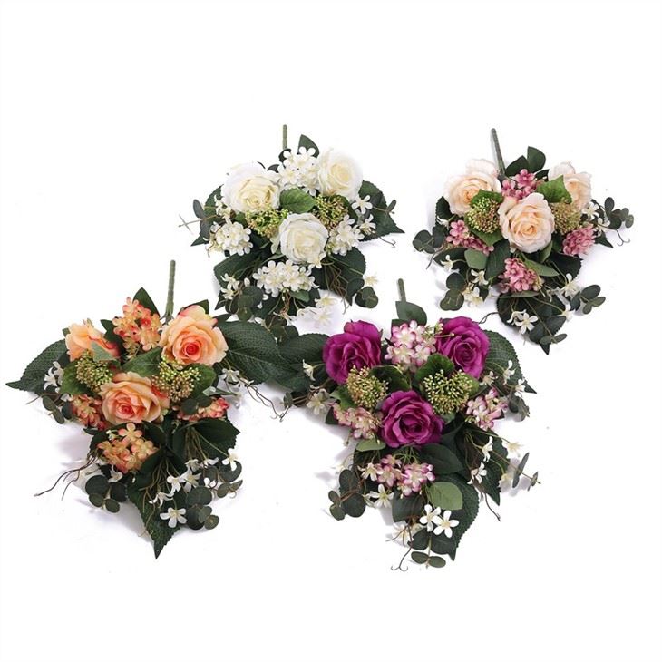 fake flower bouquets cheap